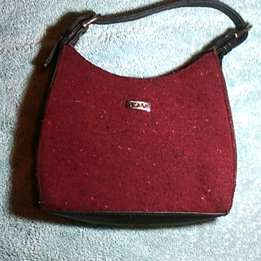 Burgundy purse